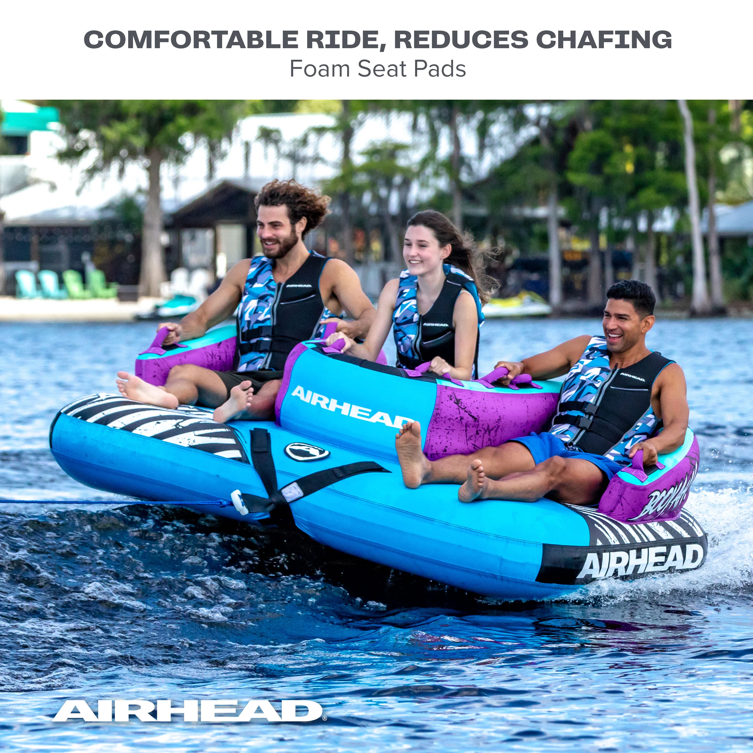 Booyah! 3 | 1-3 Rider Towable Tube for Boating - Image 4