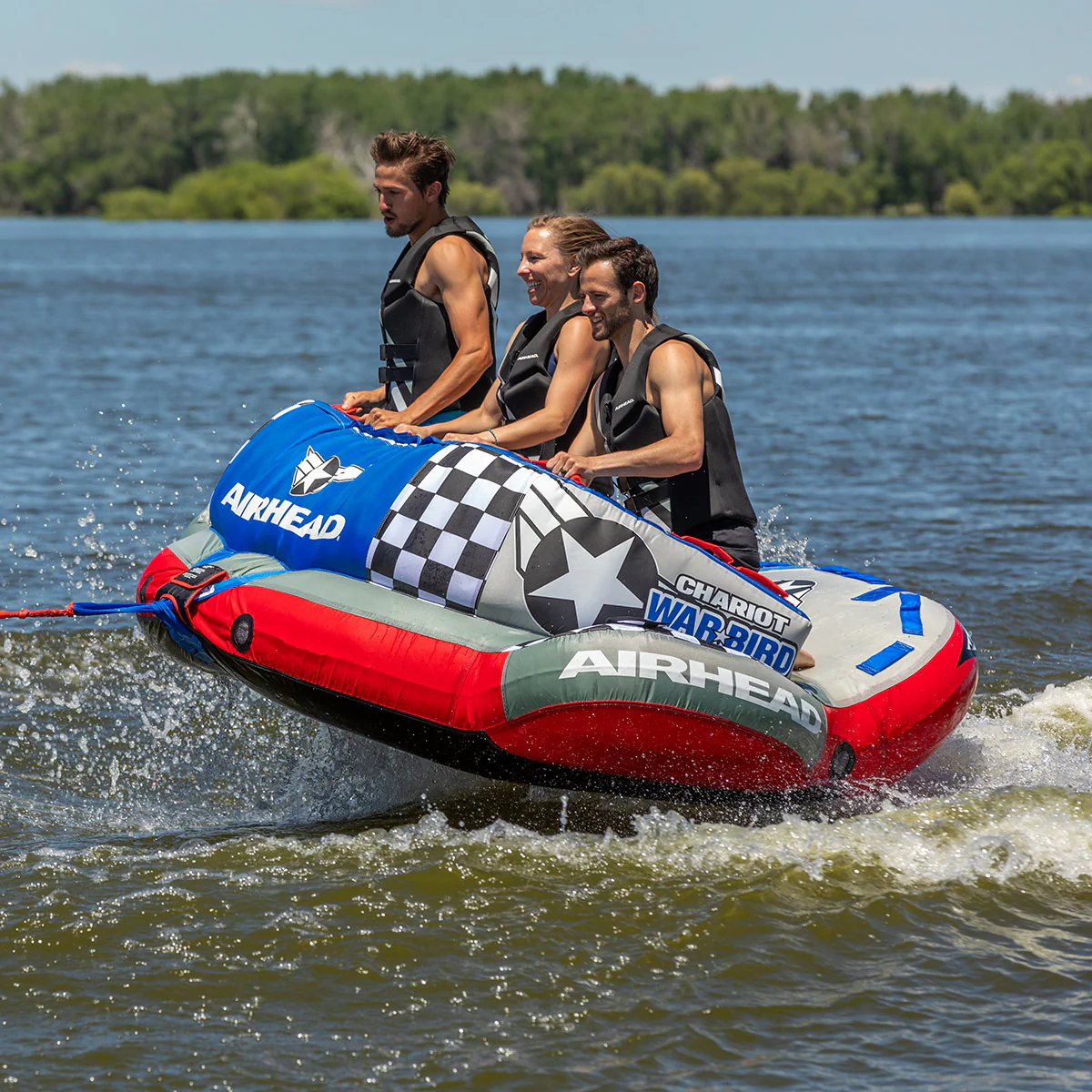 Chariot Warbird 3 | 1-3 Rider Towable Tube for Boating - Image 14