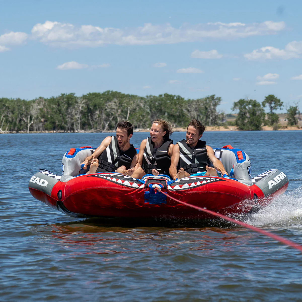 Chariot Warbird 3 | 1-3 Rider Towable Tube for Boating - Image 16