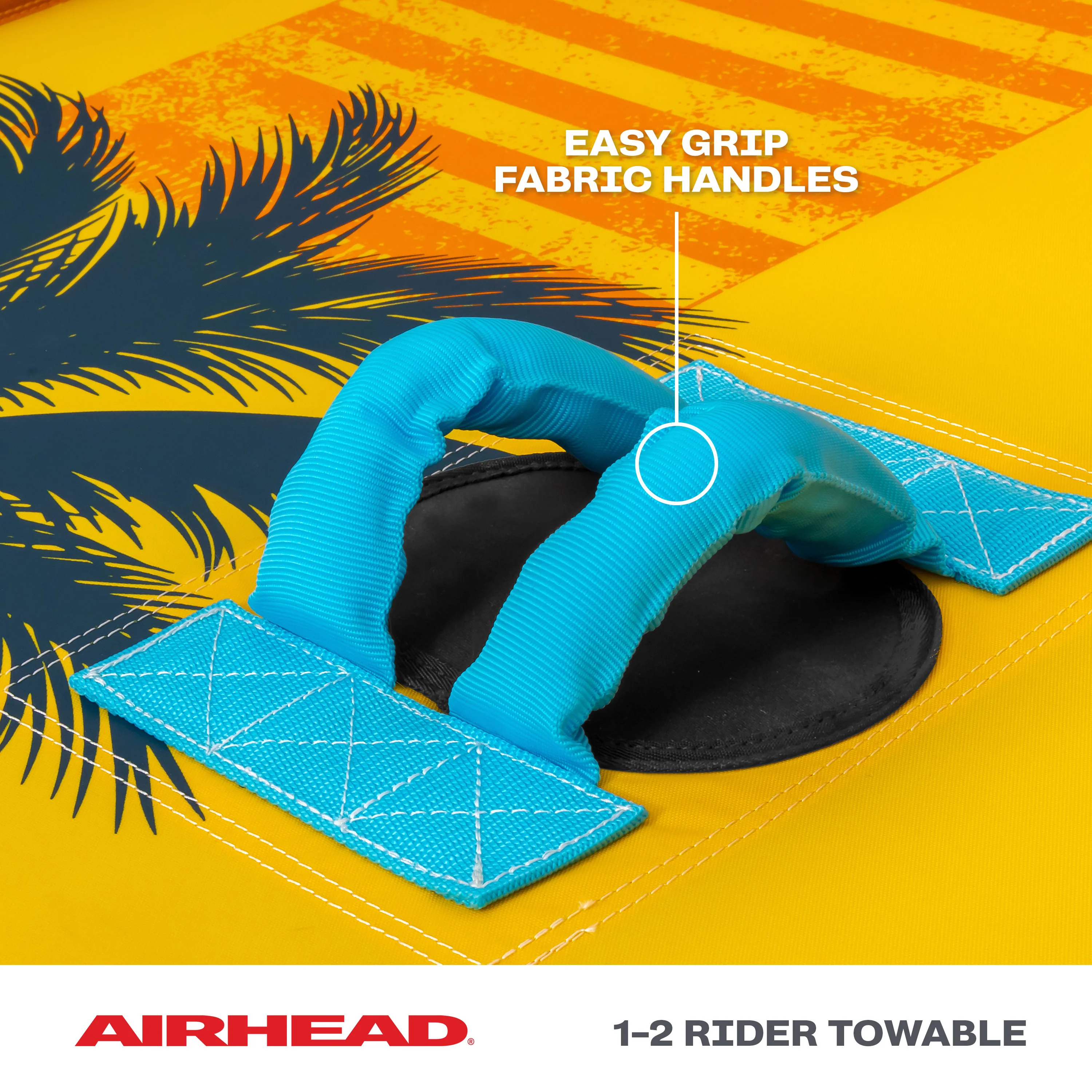 Club Palm | 1-2 Rider Towable Tube for Boating - Image 3