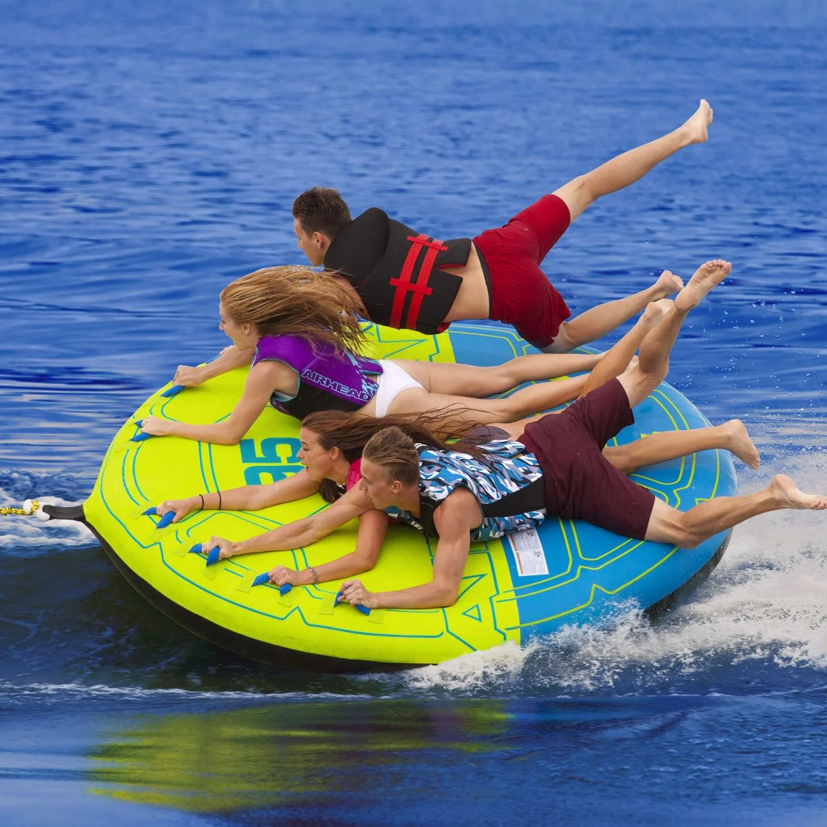 Comfort Shell 95 | 1-4 Rider Towable Tube for Boating - Image 3