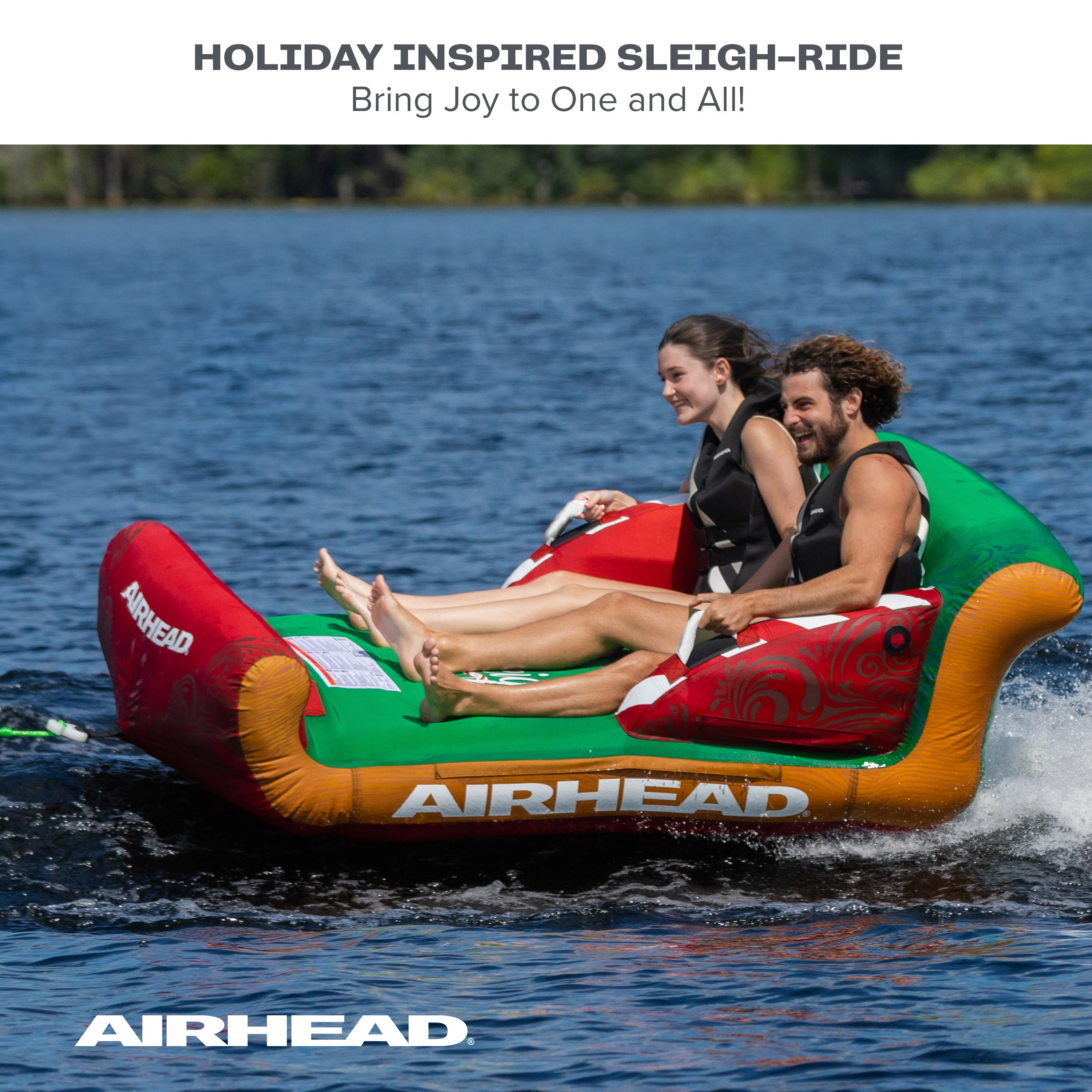 Holisleigh | 1-2 Rider Towable Tube for Boating - Image 5