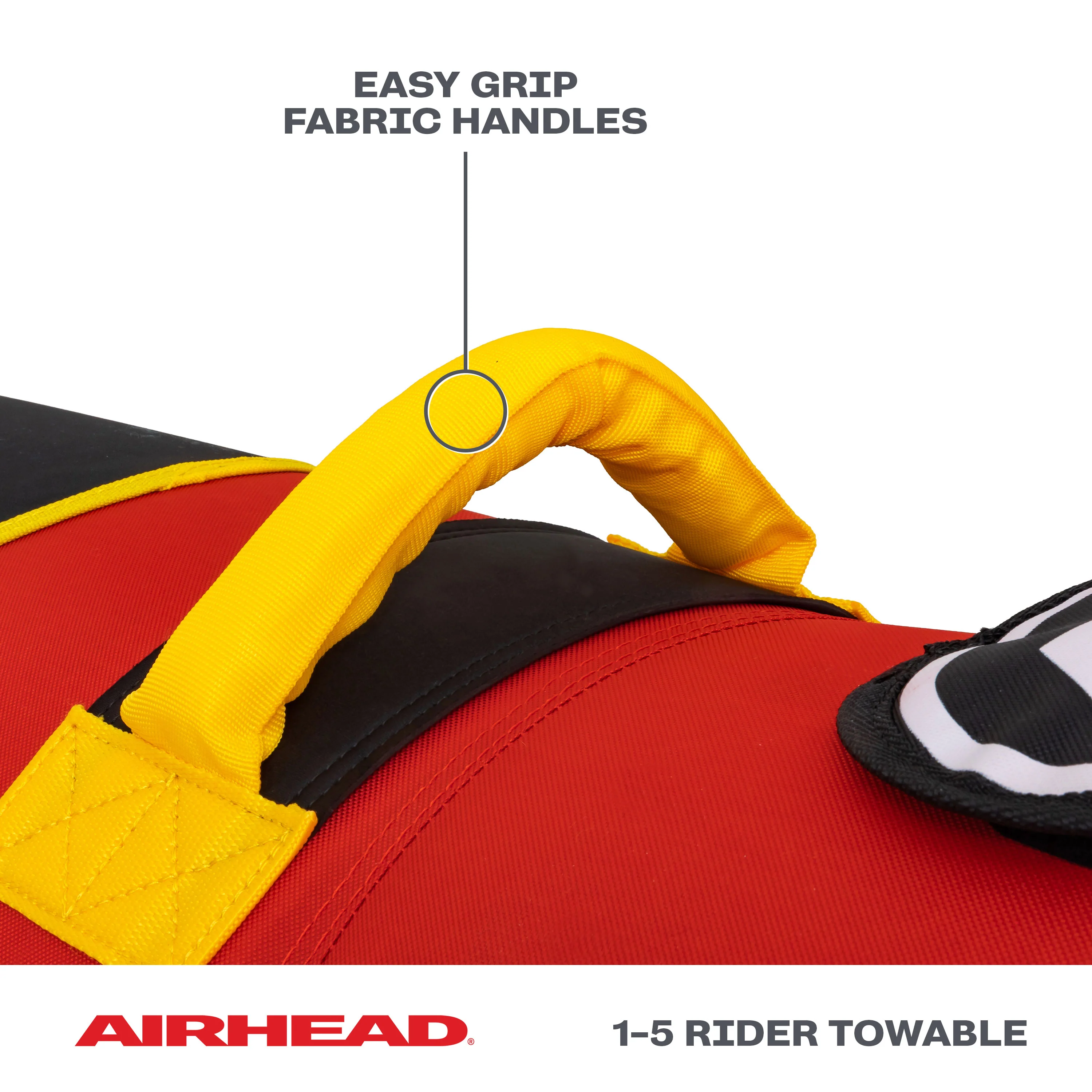 Jumbo Dog | 1-5 Rider Towable Tube for Boating - Image 3