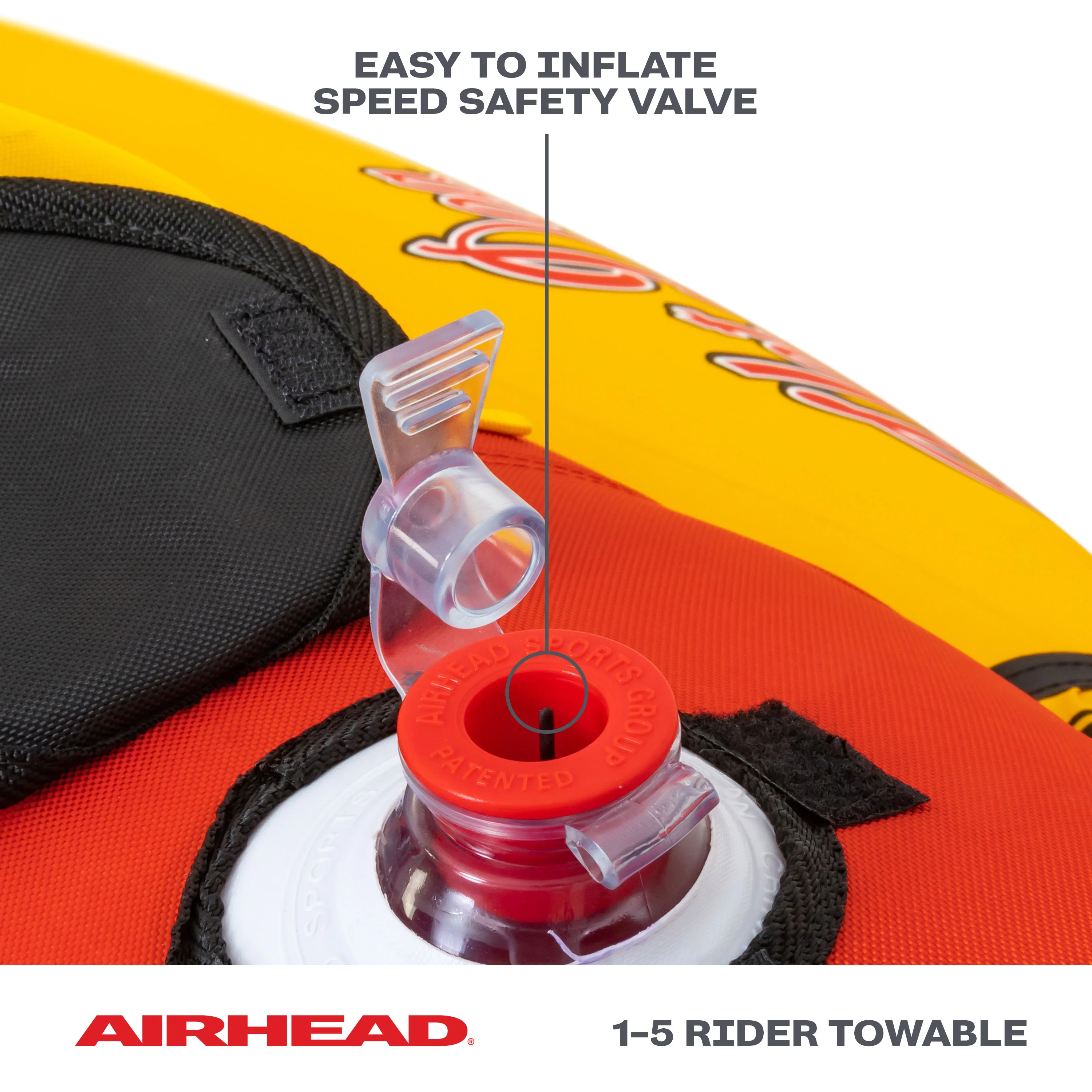 Jumbo Dog | 1-5 Rider Towable Tube for Boating - Image 6