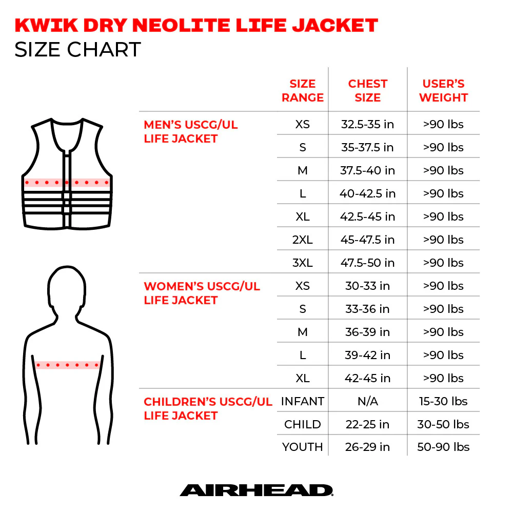 Orca Neolite Kwik-Dry Life Jacket Vest | Child-Adult - Image 10