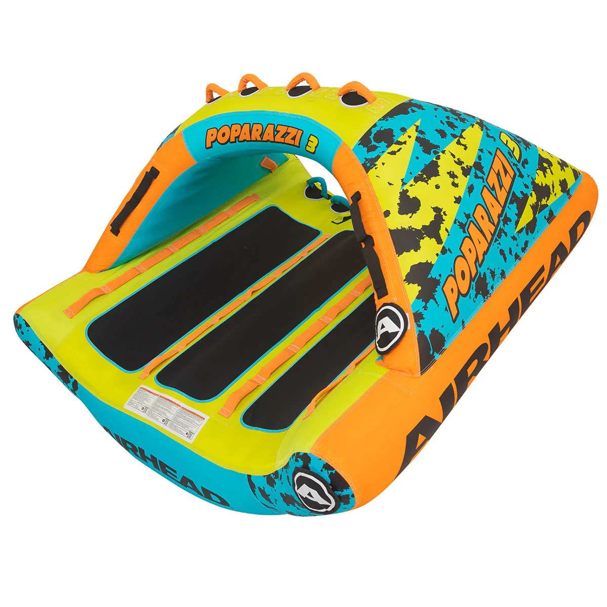 Poparazzi 3 | 1-3 Rider Towable Tube for Boating - Image 9