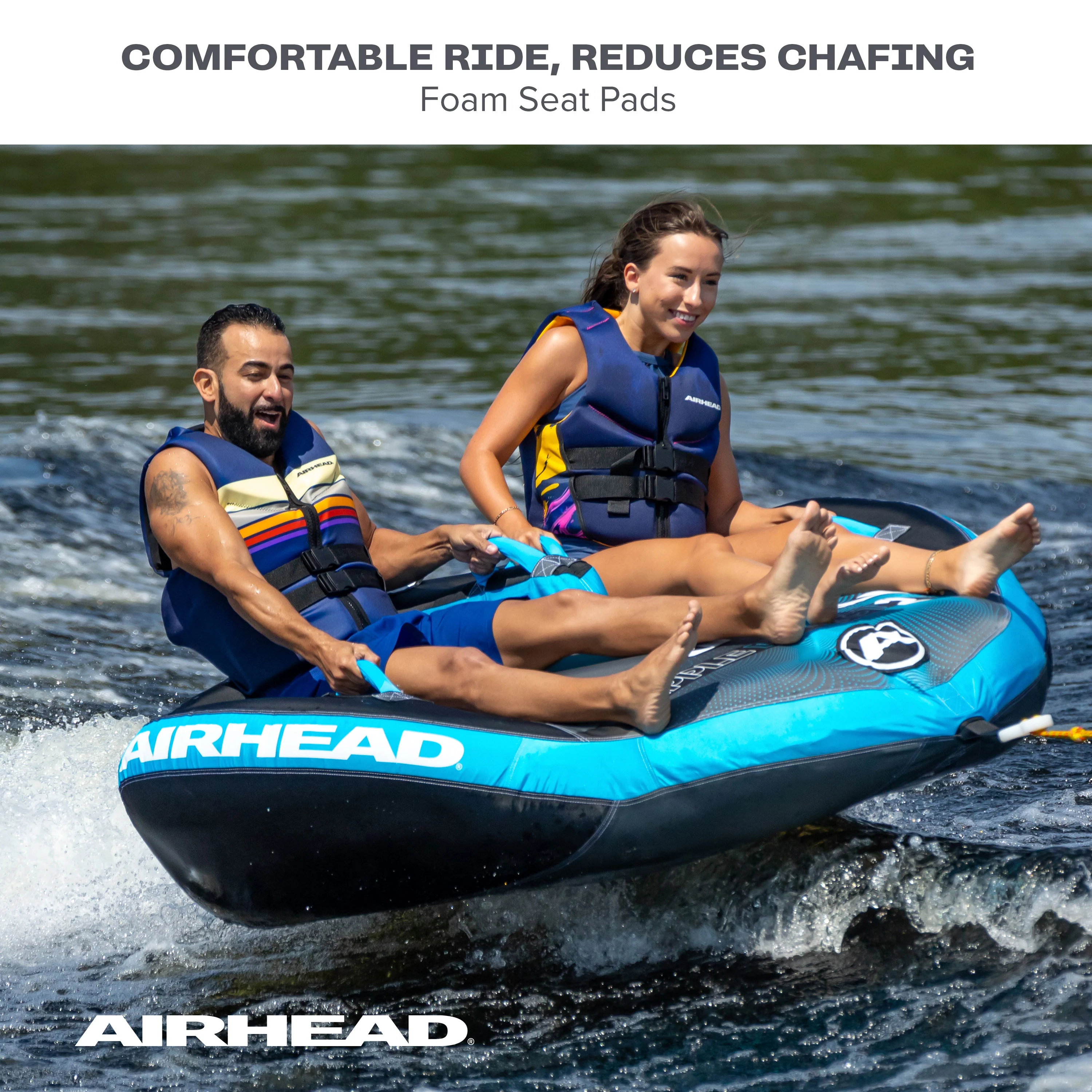 Ripple Effect 2 | 1-2 Rider Towable Tube for Boating - Image 4