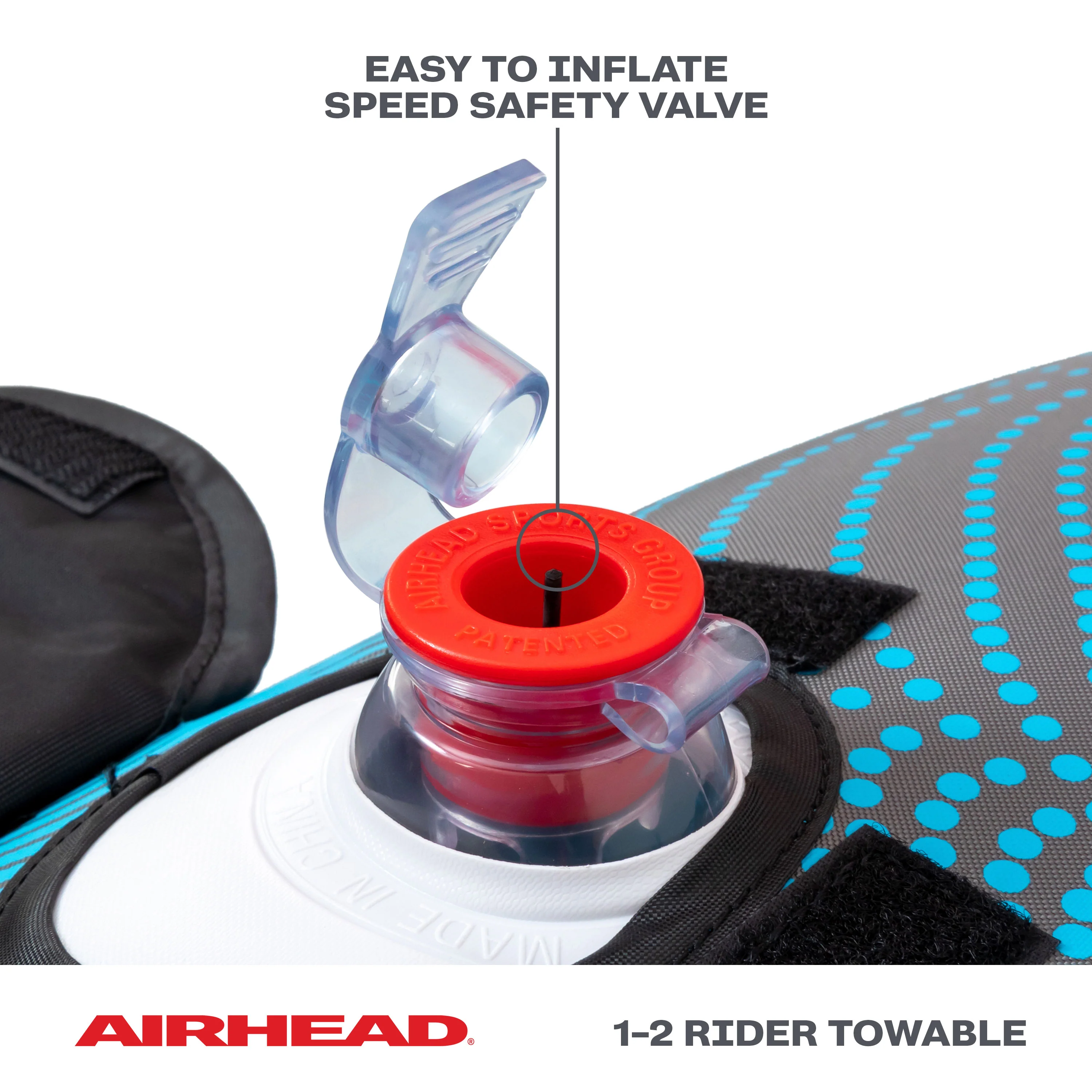 Ripple Effect 2 | 1-2 Rider Towable Tube for Boating - Image 6