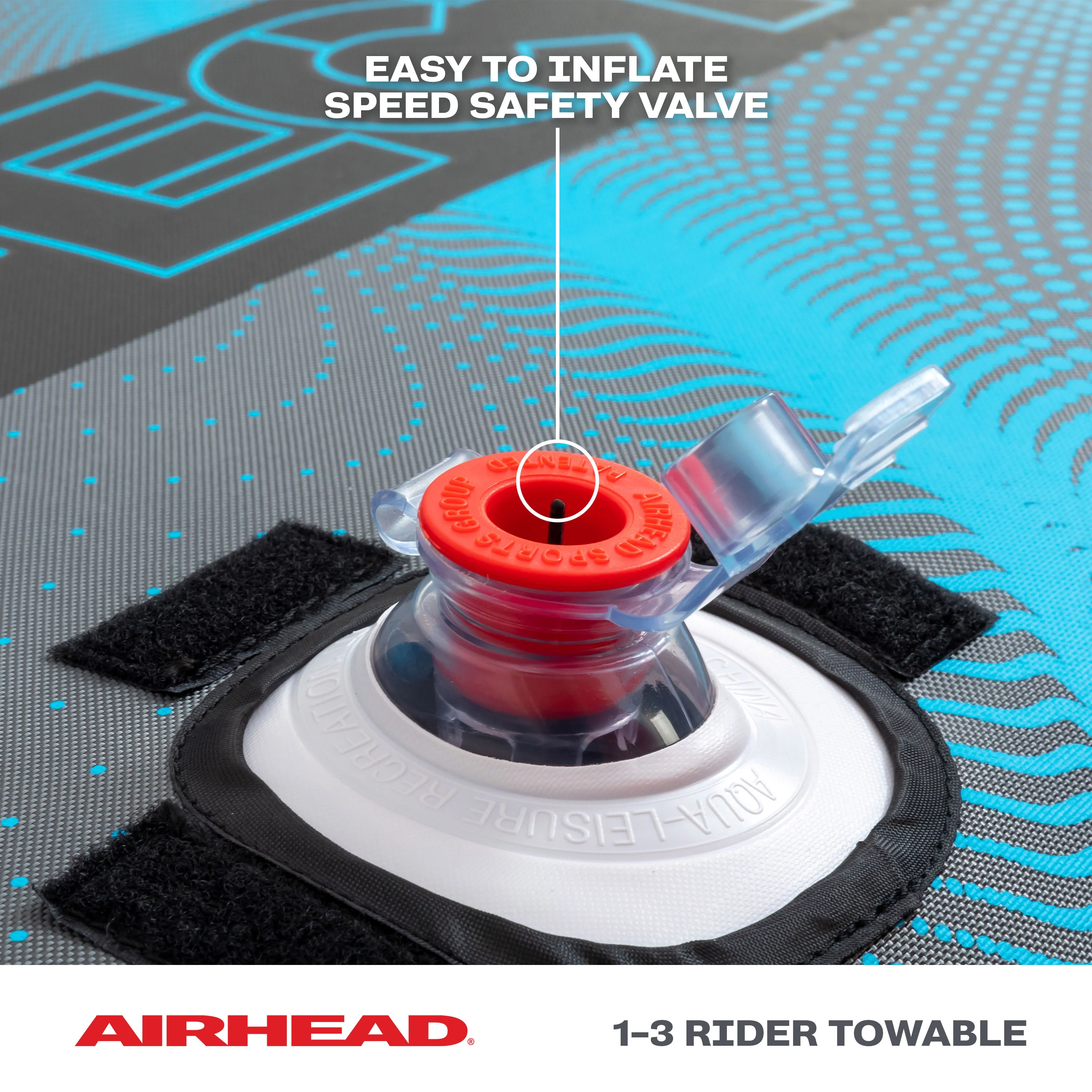 Ripple Effect 3 | 1-3 Rider Towable Tube for Boating - Image 6