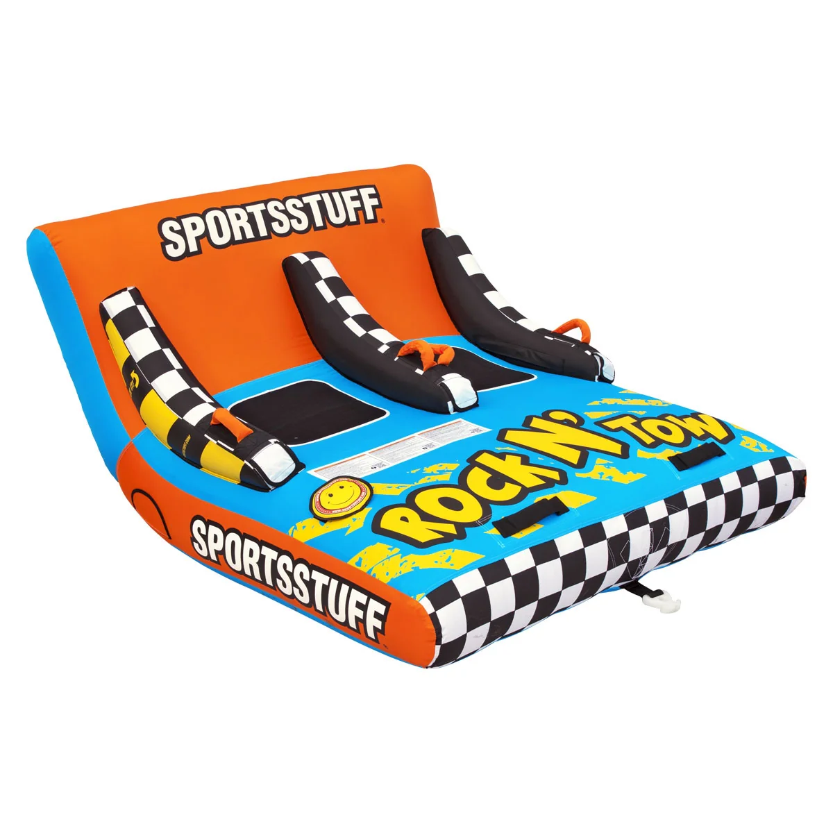 Rock 'N' Tow 2 | 1-2 Rider Towable Tube for Boating with Rope - Image 3