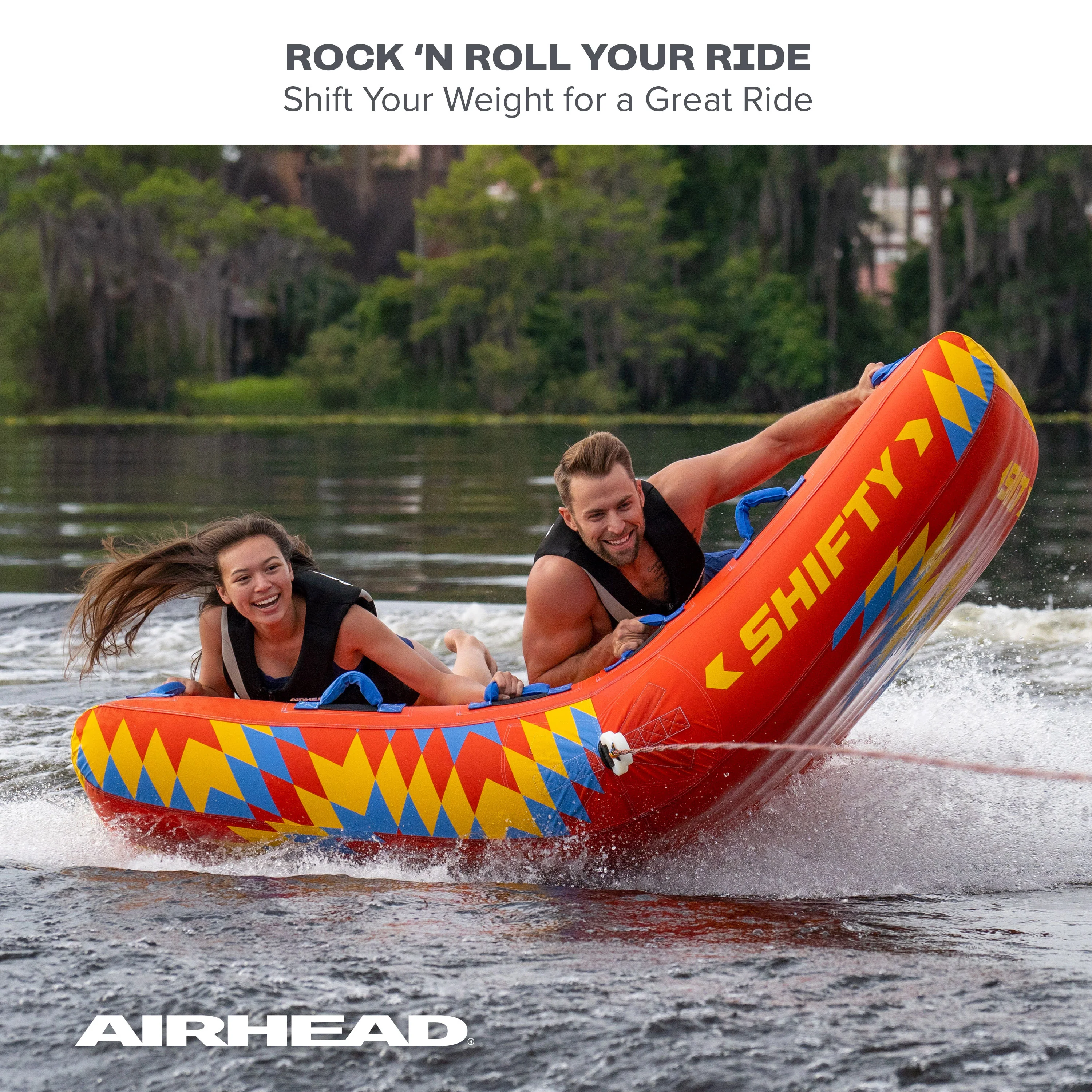Shifty | 1-2 Rider Towable Tube for Boating - Image 4