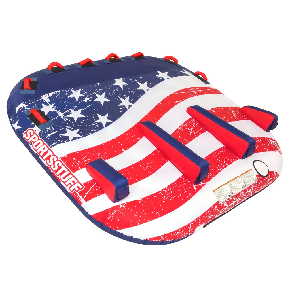 Stars & Stripes 3 | 1-3 Rider Towable Tube for Boating - Image 4