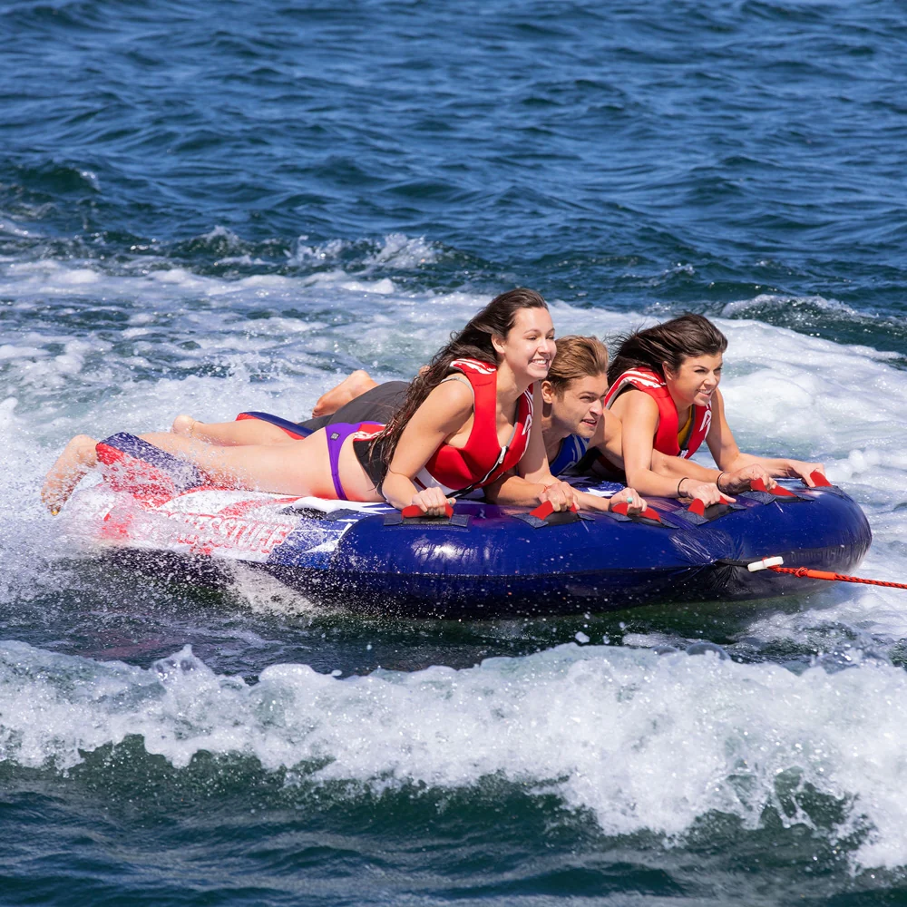 Stars & Stripes 3 | 1-3 Rider Towable Tube for Boating - Image 8