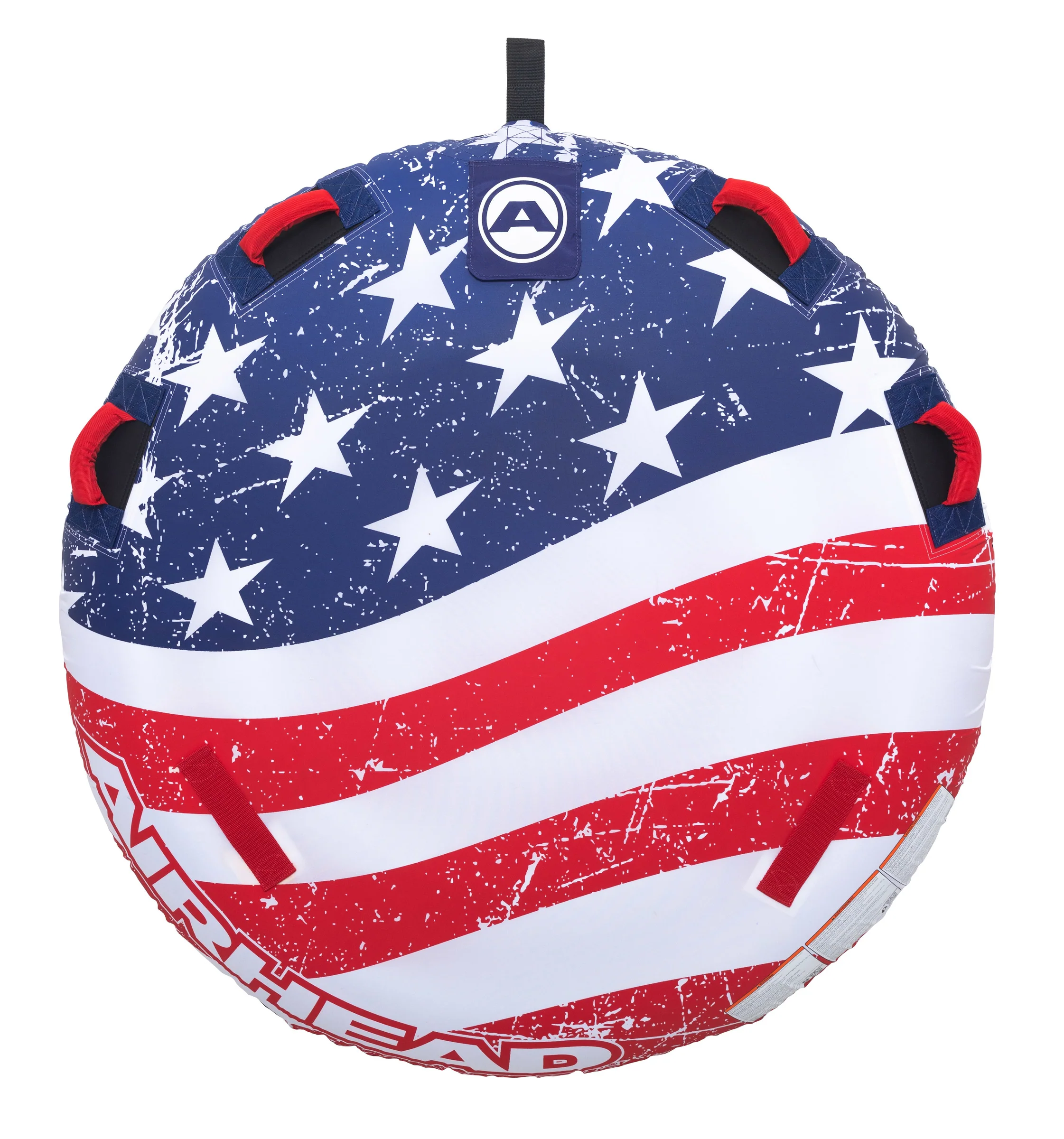 Stars & Stripes Kit | 1 Rider Towable Tube, Pump, Rope for Boating - Image 3