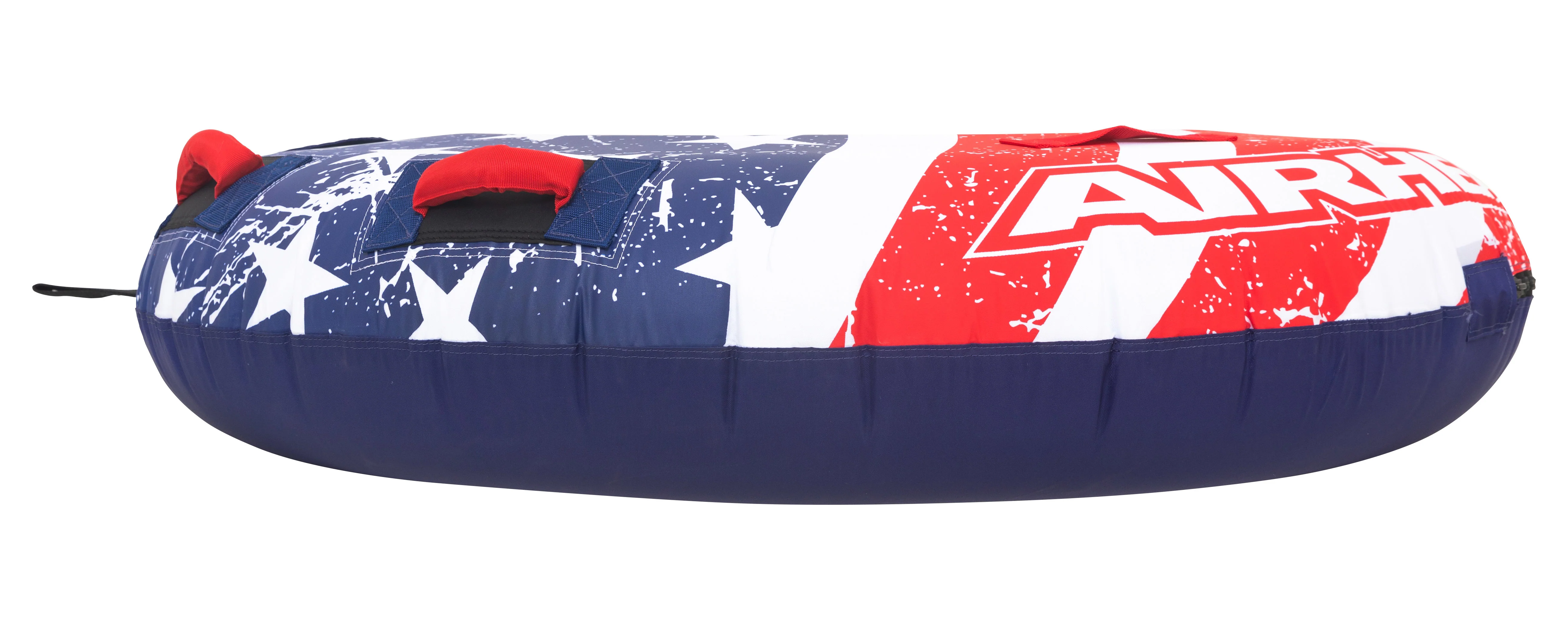 Stars & Stripes Kit | 1 Rider Towable Tube, Pump, Rope for Boating - Image 4
