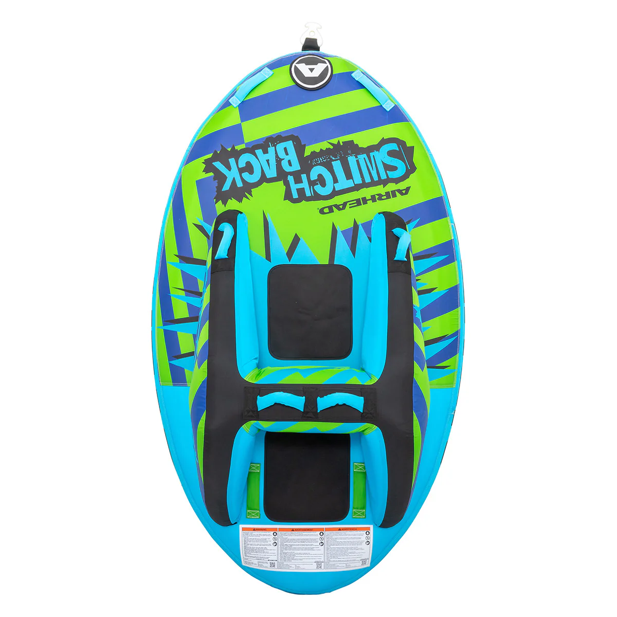 Switch Back 2 | 1-2 Rider Towable Tube for Boating - Image 5