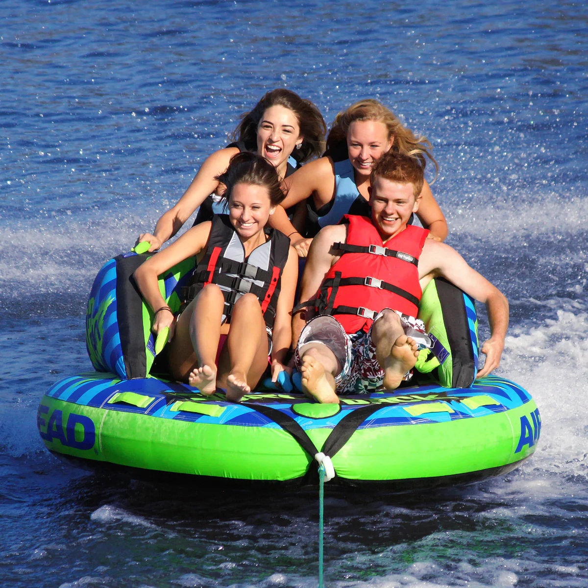 Switch Back 4 | 1-4 Rider Towable Tube for Boating - Image 5